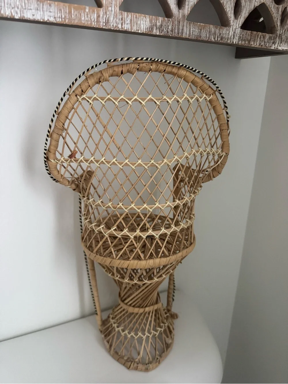 Mini Wicker boho chair - Natural